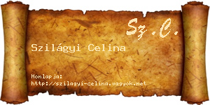 Szilágyi Celina névjegykártya